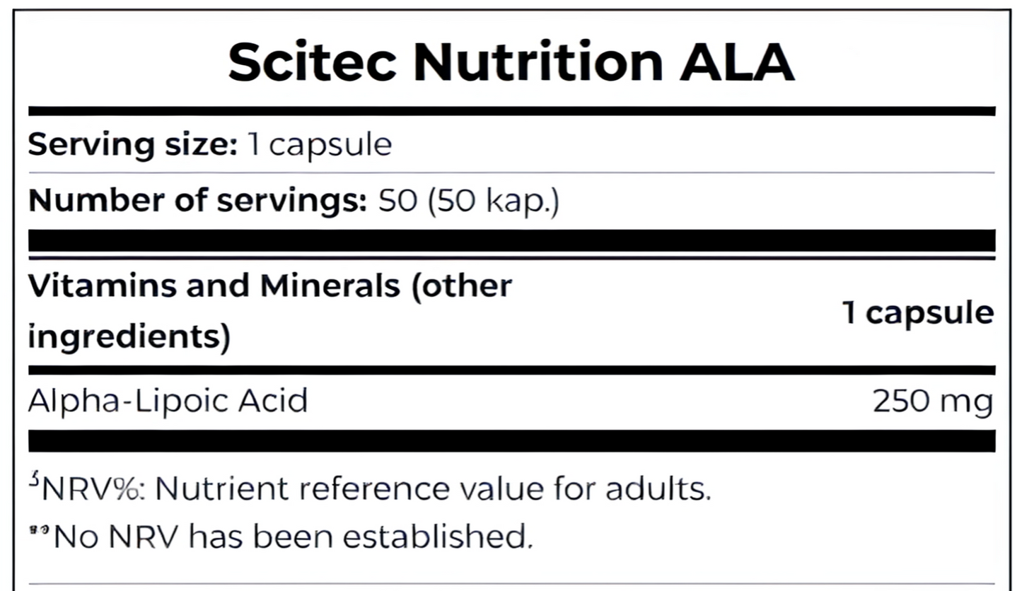 Alpha Lipoic Acid Scitech