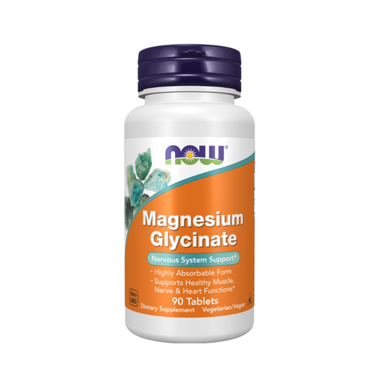 Magnesium Glycinate Now 90 Tablets