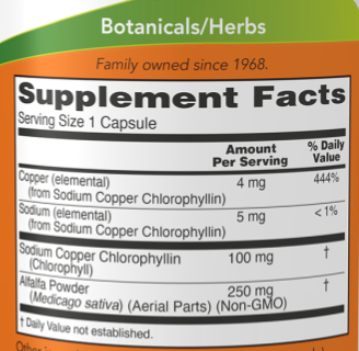 Chlorophyll Now Tablets