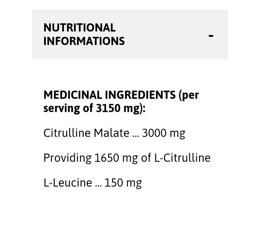 XPN L CITRULLINE MALATE - The Supplements Factory