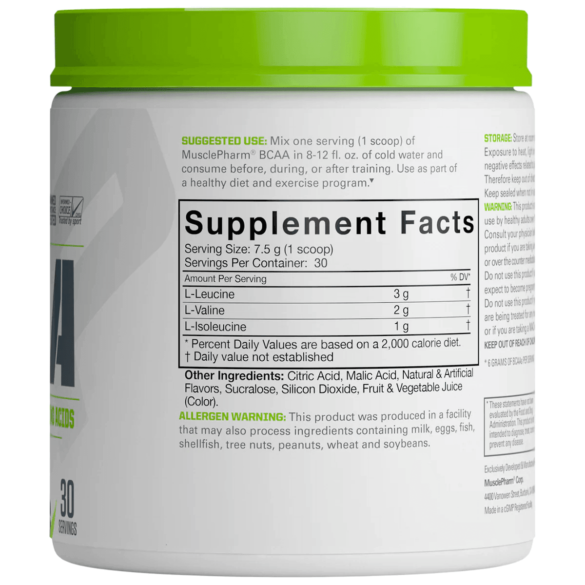 MP BCAA - The Supplements Factory