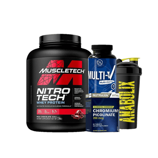 Nitro + Fatburner + Multi + Shaker - The Supplements Factory