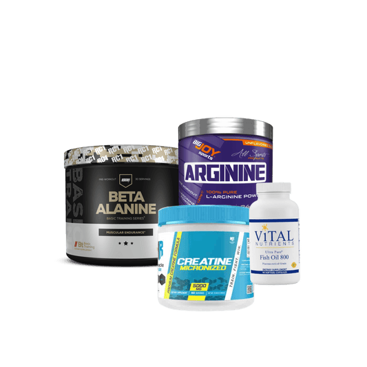 Beta Alanine + Arginine + Creatine + Fishoil - The Supplements Factory