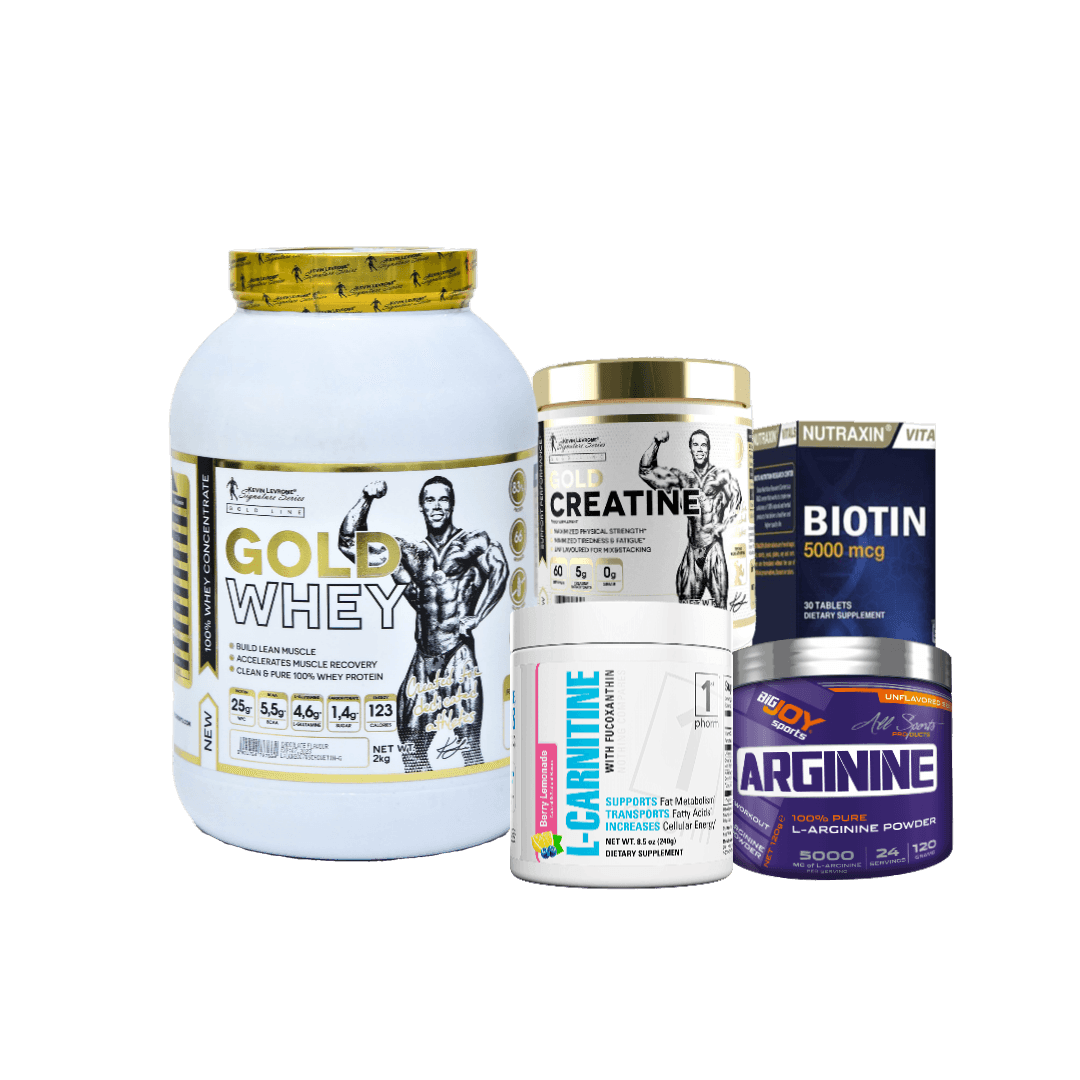 Gold whey / Creatine / Arginine / L carnitine / Biotin Gold whey / Creatine / Arginine / L carnitine / Biotin