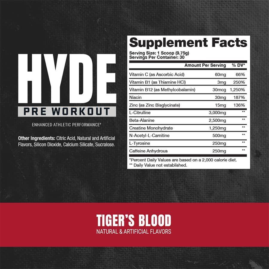 Mr. Hyde - The Supplements Factory