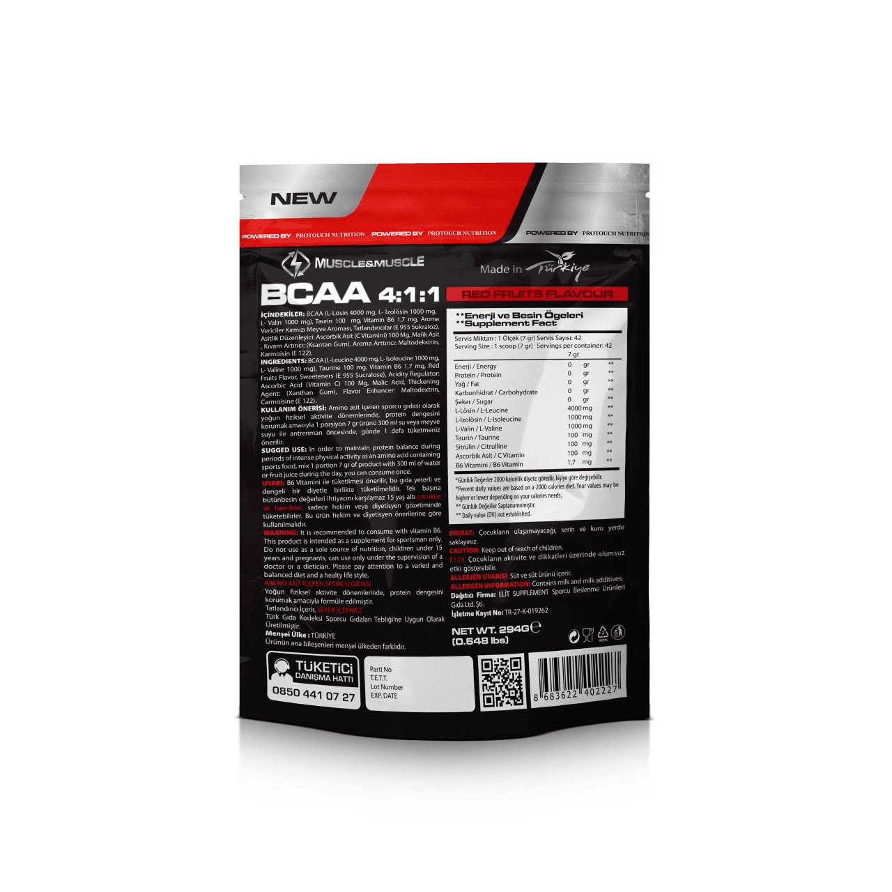 Muscle&Muscle BCAA - The Supplements Factory